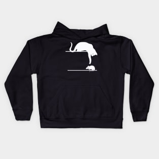 Cat and mouse Kids Hoodie